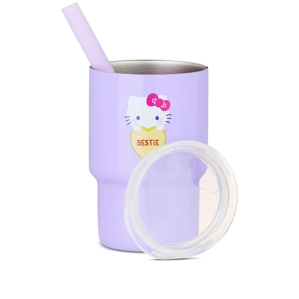 Pompompurin & Hello Kitty 3 oz Stainless Steel Mini Tumbler w/o Handle - Picture 4 of 5